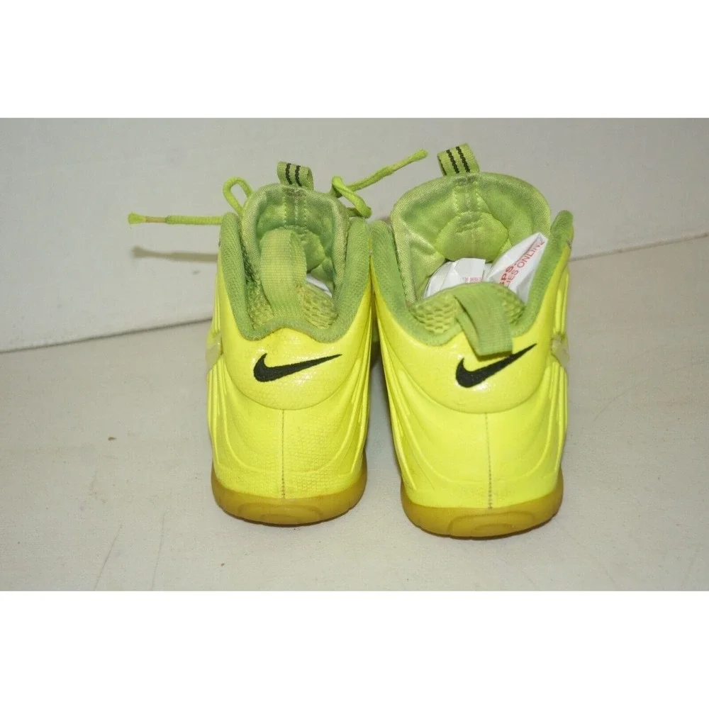 Nike Foamposite Pro Volt Lime Green Shoes GS Size 5y